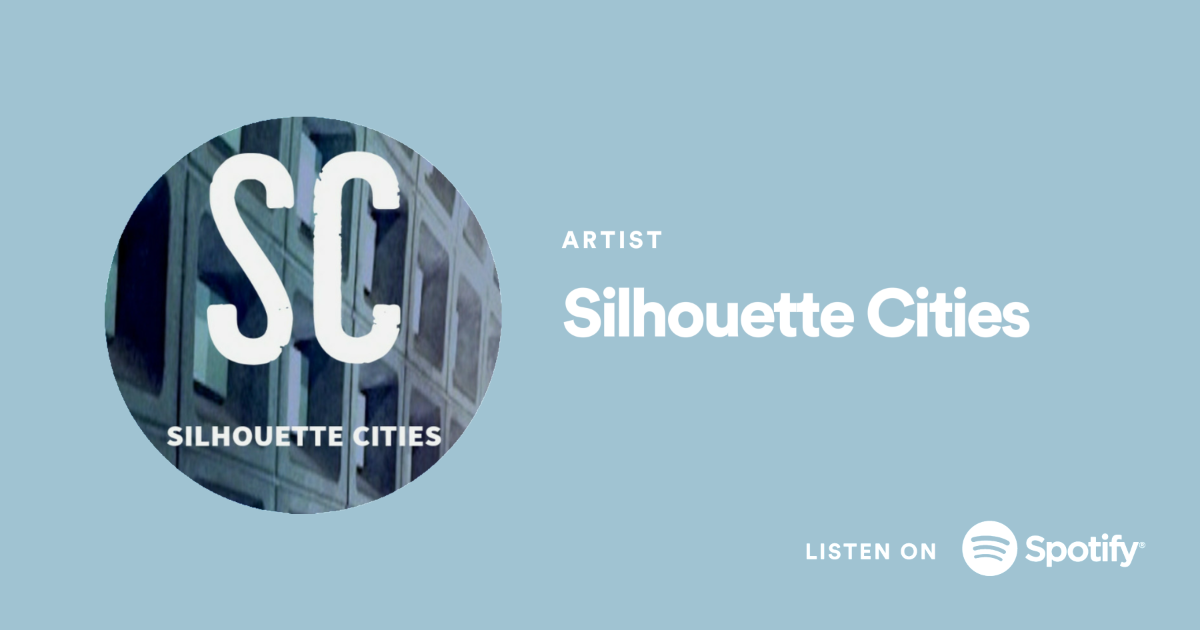 Silhouette Cities Spotify Card